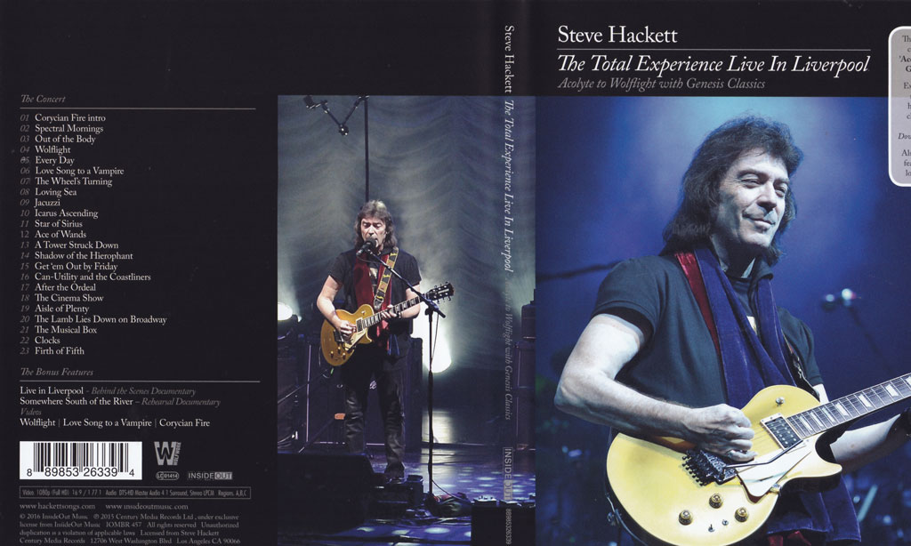 Steve Hackett – The Total Experience – Live in Liverpool BD 2016《BDMV 44.8G》