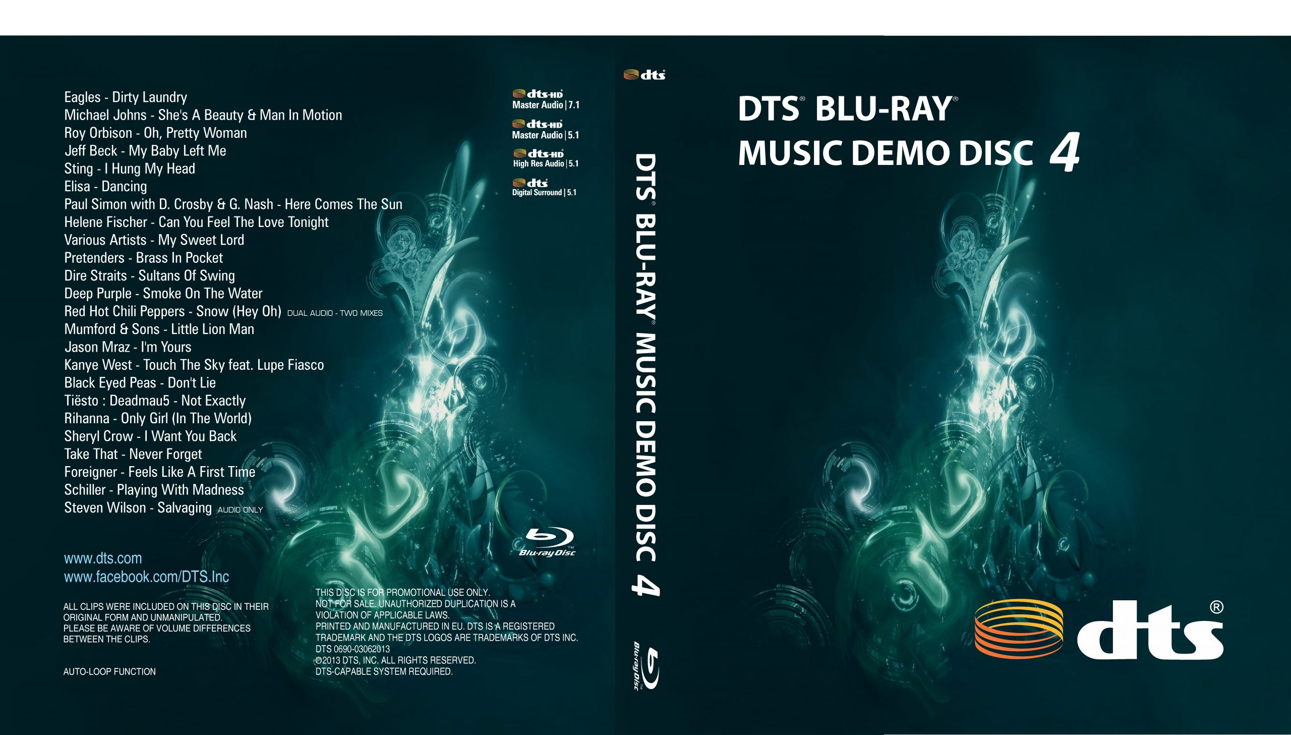 DTS 蓝光音乐示范演示碟测试 vol.4 DTS MUSIC DEMO Vol.4《BDMV 22.11GB》