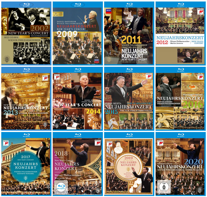 维也纳新年音乐会 1987-2026 合集终极收藏 19碟 Vienna Philharmonic New Year’s Concert 1987-2026 19xBlu-ray [BDMV 17BD 710.16GB]