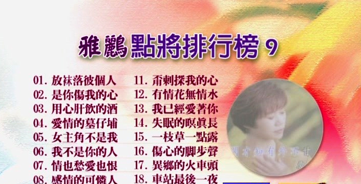 群星 – 雅鹂点将排行榜9[KTV][DVDNRG][4.29G]