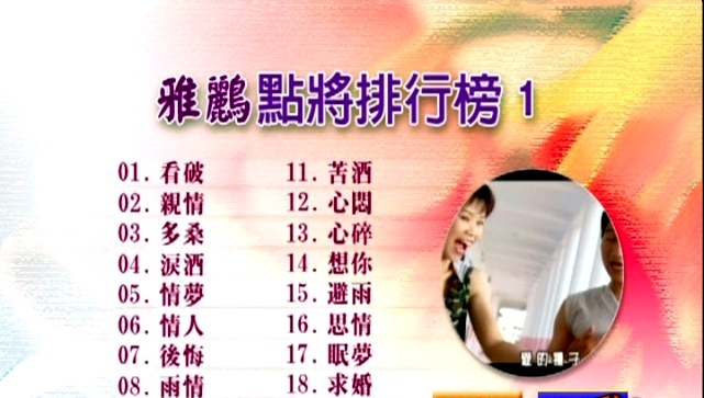 群星 – 雅鹂点将排行榜01[KTV][DVDISO][4.18G]