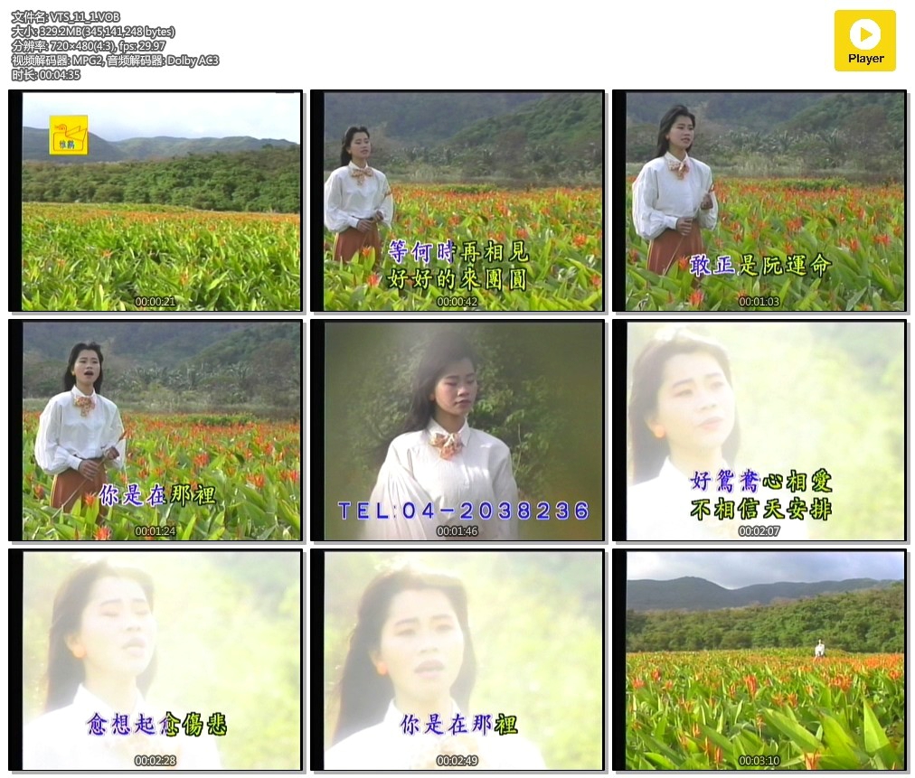 詹雅雯 – 泰国之旅专辑[KTV][DVDISO][3.14G]