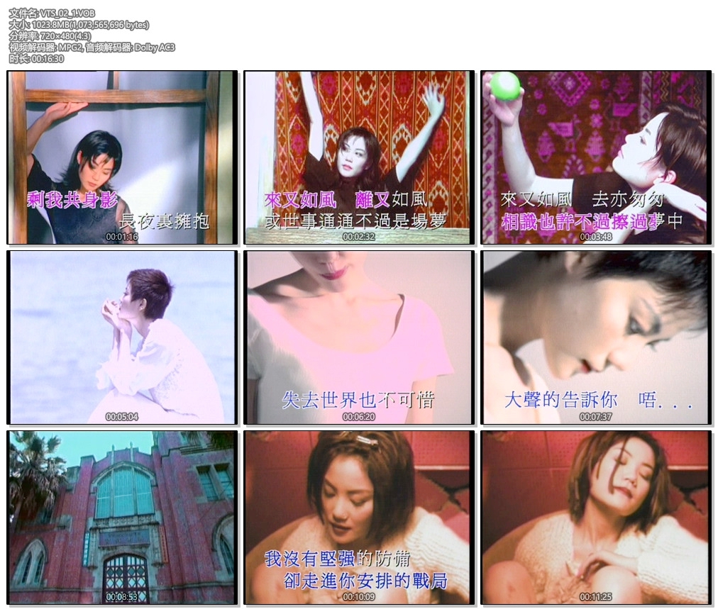 王菲 – 情菲得意[KTV][DVD-ISO3.92G]