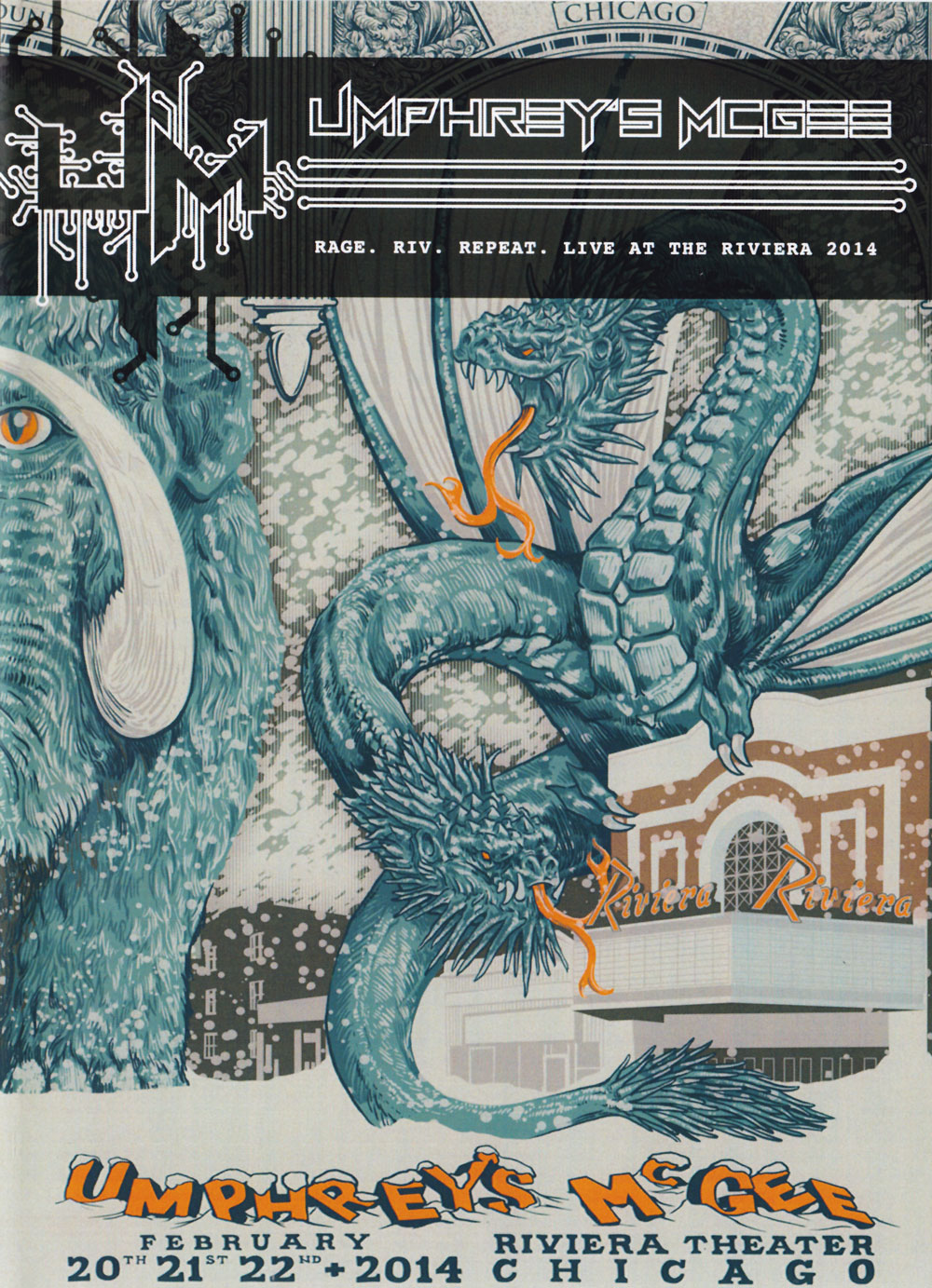 Umphrey’s McGee TourGigs Collection – Rage. Riv. Repeat. Live at the Riviera 2014《BDMV 2BD 38.6G》