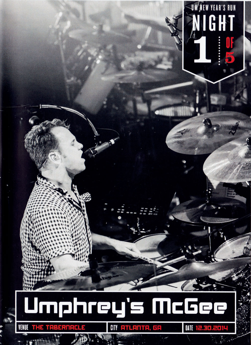 Umphrey’s McGee TourGigs Collection – New Years Run 2014-2015 – The Tabernacle Atlanta GA December 30-31, 2014 – January 1-3, 2015《BDMV 5BD 105G》