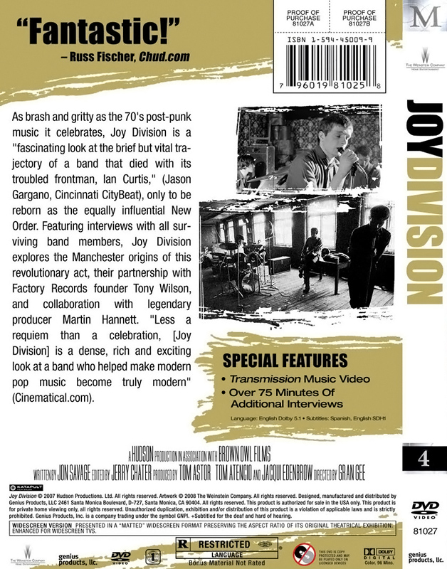 快乐分裂 乐队30周年纪录片 Joy Division 2007 [DVD-VOB 4.2G]