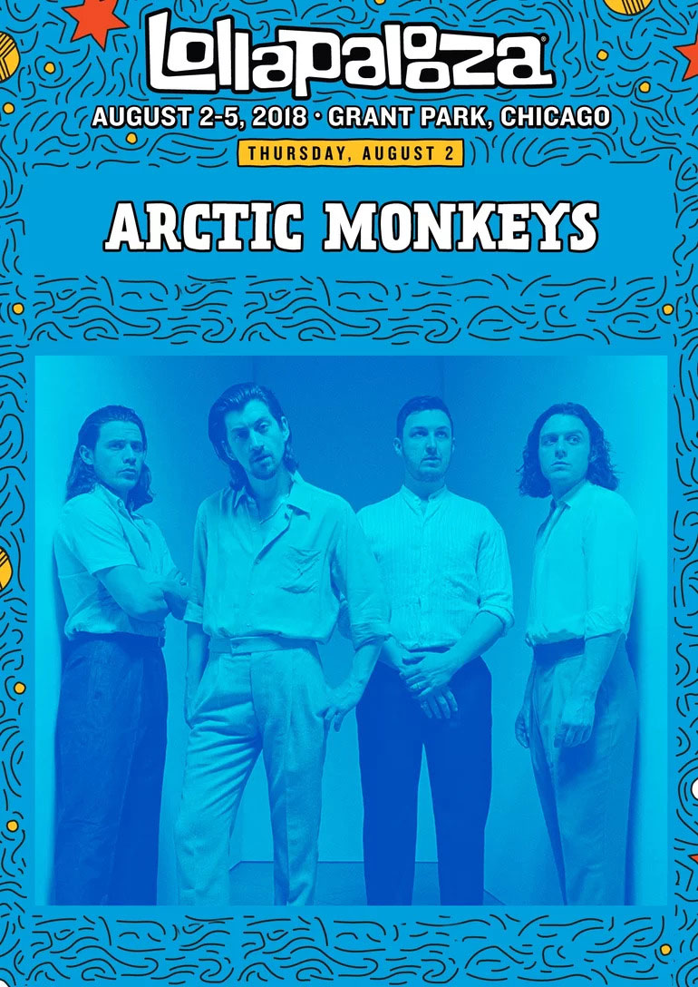 北极泼猴 – 2018 芝加哥Lollapalooza音乐节演唱会 Arctic Monkeys Live at Lollapalooza 2018《HDTV TS 4.9G》