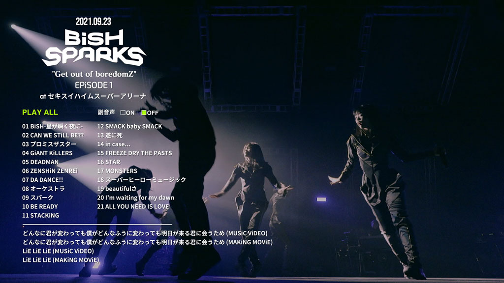 BiSH SPARKS Get out of boredomZ EPiSODE 1 2021《BDISO 39.6GB》