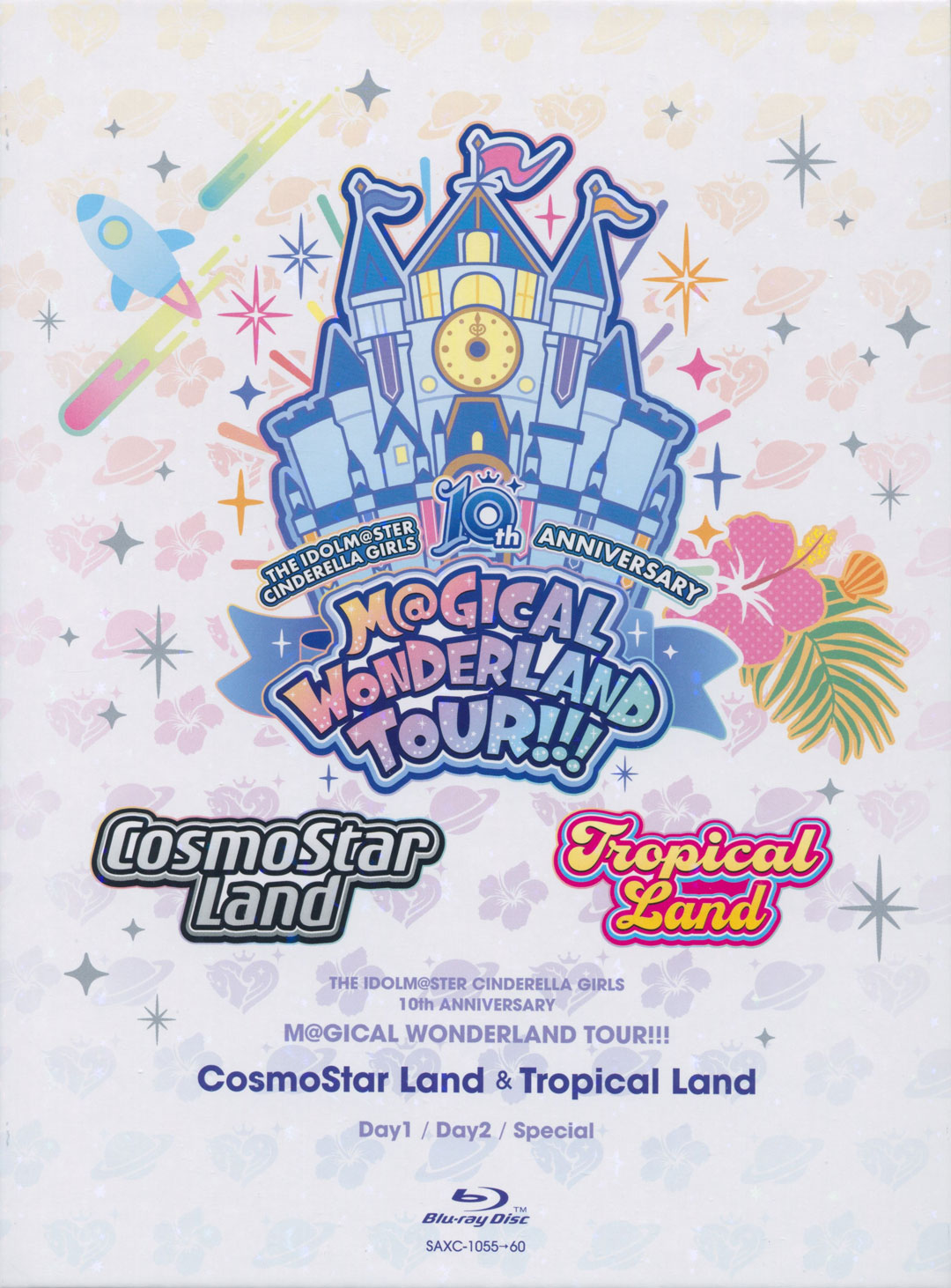 偶像大师 THE IDOLM@STER CINDERELLA GIRLS 10th ANNIVERSARY M@GICAL WONDERLAND TOUR!!! CosmoStar Land Tropical Land BD+CD+Scans [BDMV 6BD 279GB]