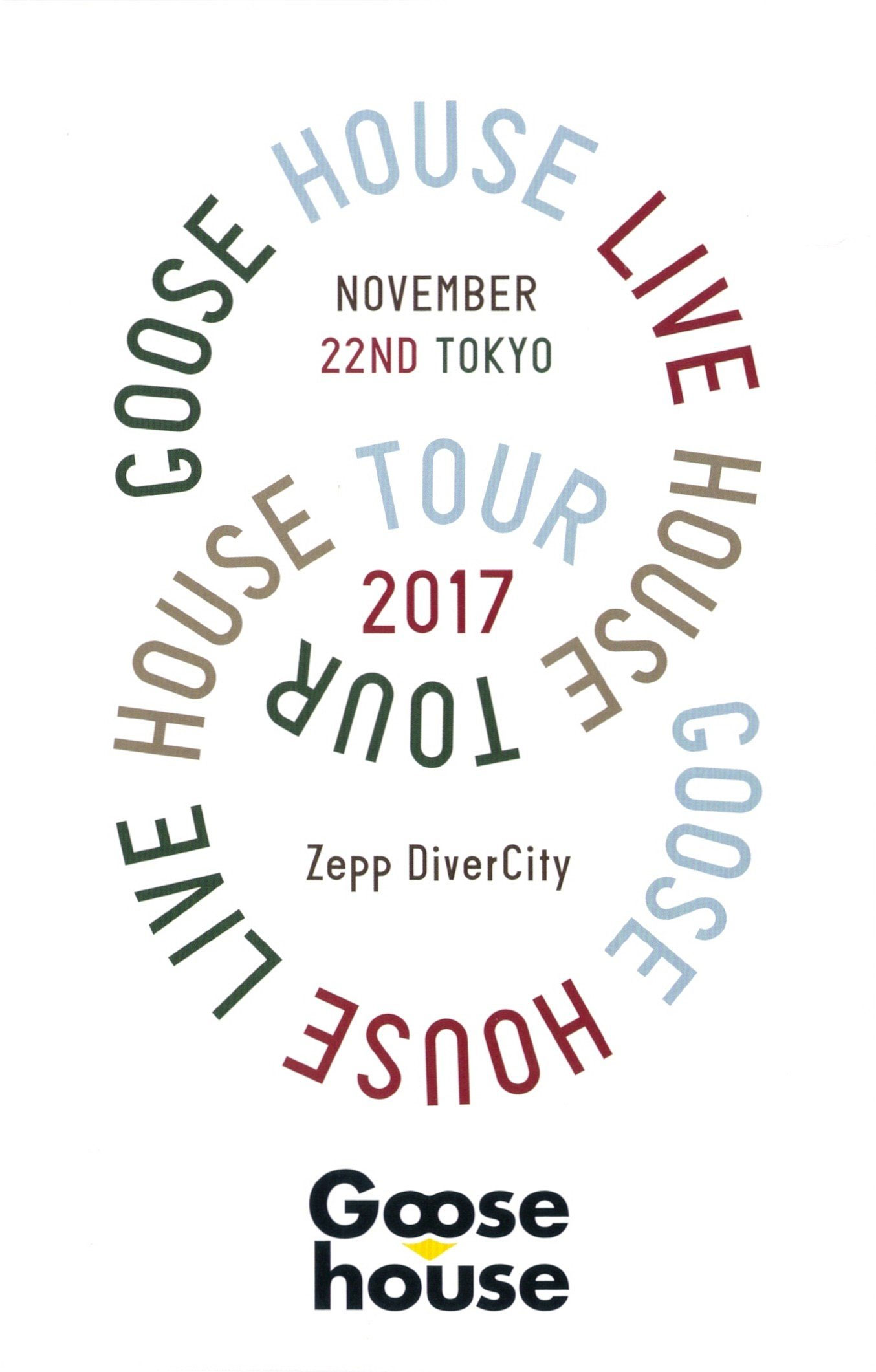 Goose house – Goose house Live House Tour 2017.11.22 Tokyo [2018] [BDMV 22GB]